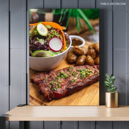 تابلو استیک steak