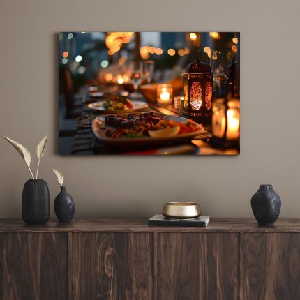تابلو شام رمانتیک Romantic dinner
