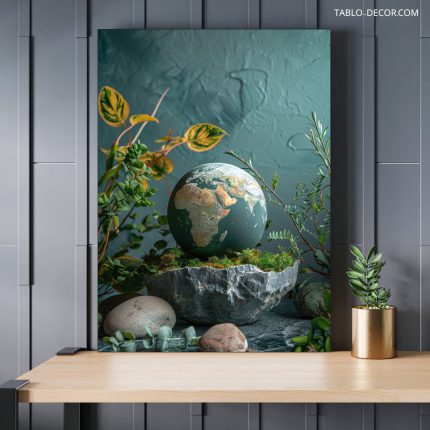 تابلو دکوراتیو مدرن کره زمین Planet Earth