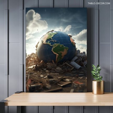 تابلو کره زمین زیبا Beautiful planet