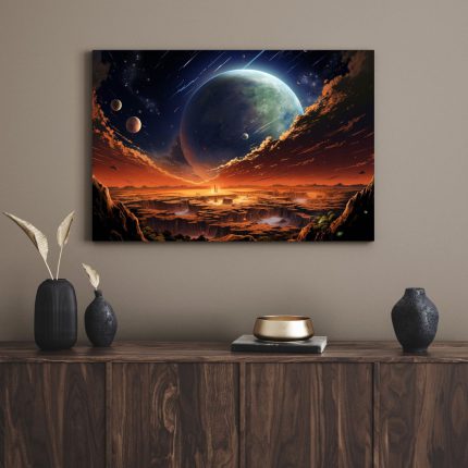 تابلو سیاره شگفت انگیز Amazing planet