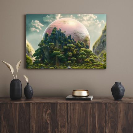 تابلو دکوراتیو کره زمین Planet Earth