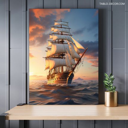 تابلو کشتی زیبا Beautiful ship