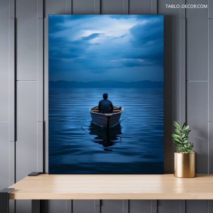 تابلو تنهایی در دریا Alone at sea