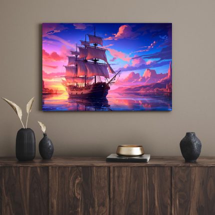 تابلو دکوراتیو مدرن کشتی Ship