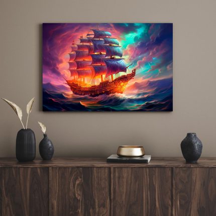 تابلو دکوراتیو کشتی عظیم huge ship