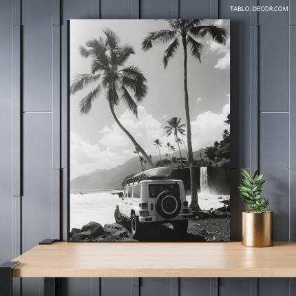 تابلو دکوراتیو مدرن درخت نخل Palm Tree