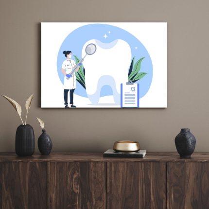 تابلو دکوراتیو دندان پزشکی Dental