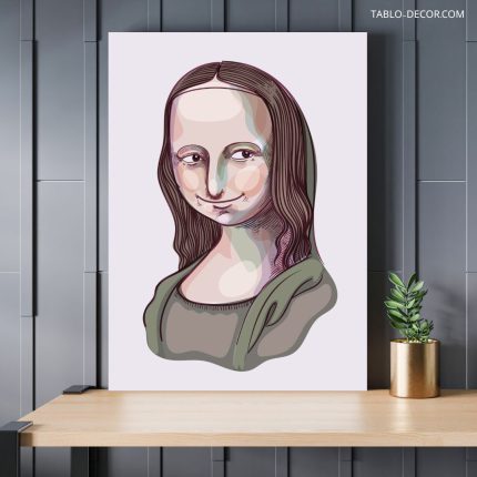 تابلو دکوراتیو دیجیتال ارت مونالیزا Mona Lisa