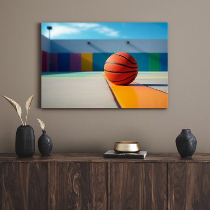 تابلو دکوراتیو ورزشی توپ بسکتبال Basketball ball