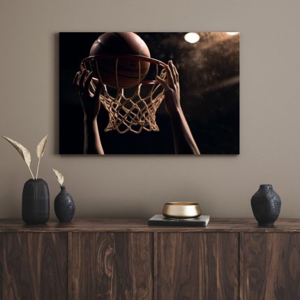 تابلو دکوراتیو ورزشی تور بسکتبال basketball net
