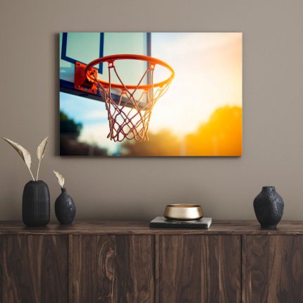 تابلو دکوراتیو ورزشی تور بسکتبال basketball net