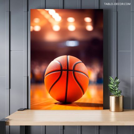 تابلو دکوراتیو ورزشی توپ بسکتبال Basketball ball