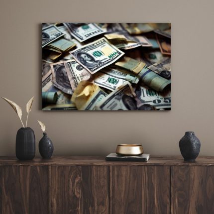 تابلو دکوراتیو مدرن دلار Dollar