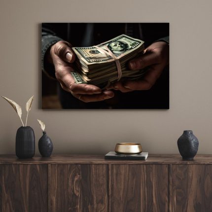 تابلو دکوراتیو مدرن دلار Dollar