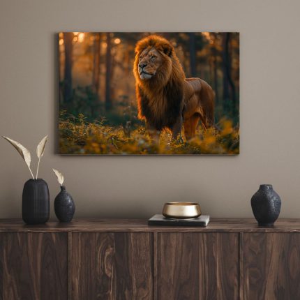 تابلو دکوراتیو مدرن شیر Lion