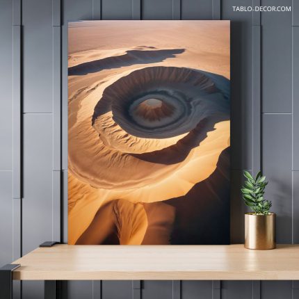 تابلو دکوراتیو مینیمال کویر desert