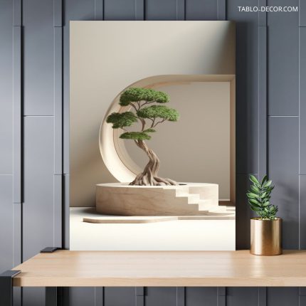 تابلو دکوراتیو مینیمال درخت زیبا beautiful tree