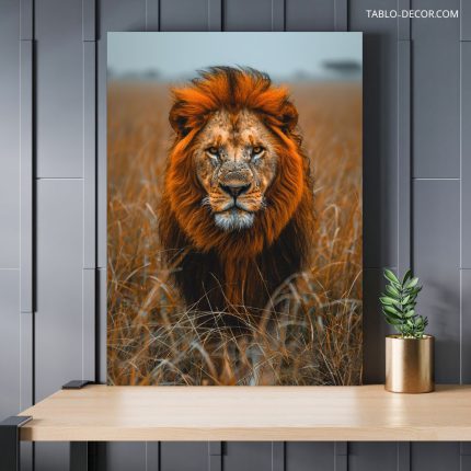 تابلو دکوراتیو مدرن شیر Lion