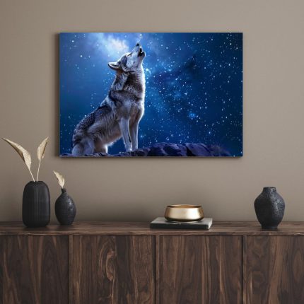 تابلو دکوراتیو حیوانات گرگ Wolf