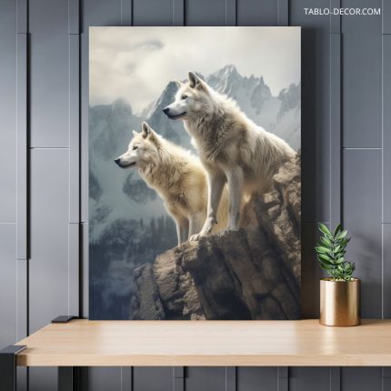 تابلو دکوراتیو حیوانات گرگ Wolf