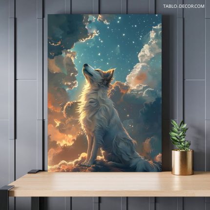 تابلو دکوراتیو حیوانات گرگ Wolf