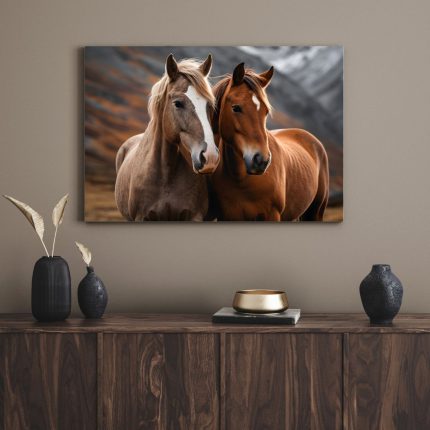 تابلو دکوراتیو حیوانات اسب ها horses
