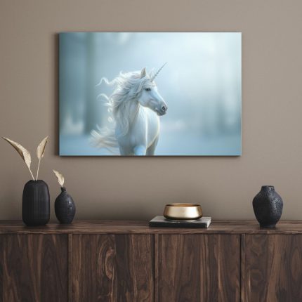 تابلو دکوراتیو حیوانات اسب سفید White horse