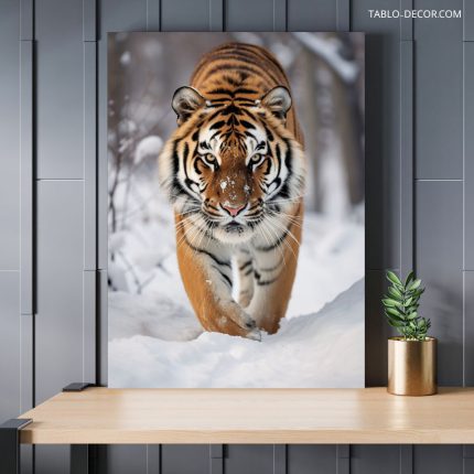 تابلو دکوراتیو حیوانات ببر خشن fierce tiger