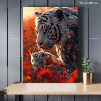 تابلو دکوراتیو حیوانات ببر Tiger