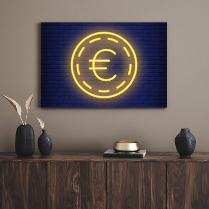 تابلو دکوراتیو مدرن یورو 2 euro
