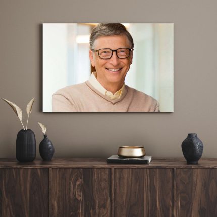 تابلو دکوراتیو مدرن بیل گیتس Bill Gates1