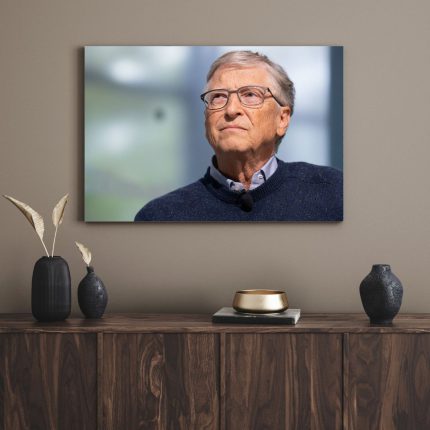 تابلو دکوراتیو مدرن بیل گیتس Bill Gates2