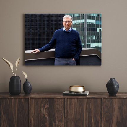تابلو دکوراتیو مدرن بیل گیتس Bill Gates3