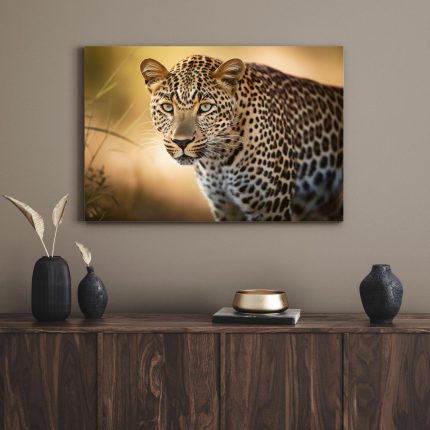 تابلو دکوراتیو حیوانات پلنگ زیبا beautiful leopard