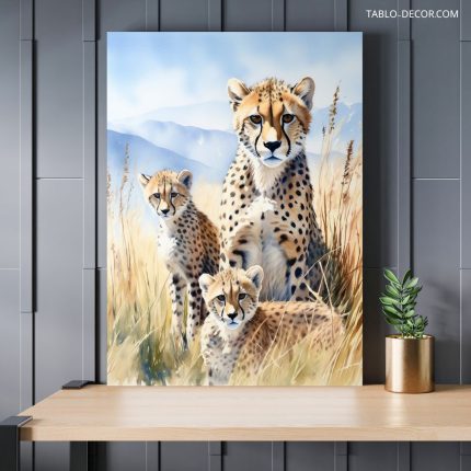 تابلو دکوراتیو حیوانات بچه پلنگ baby leopard