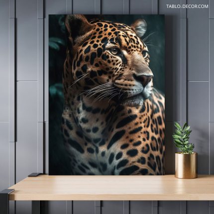 تابلو دکوراتیو حیوانات پلنگ leopard