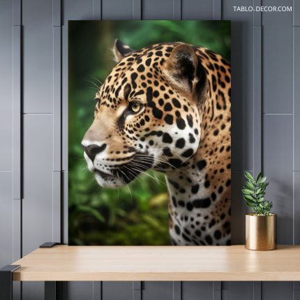 تابلو دکوراتیو حیوانات پلنگ در جنگل Leopard in the forest