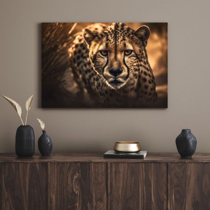 تابلو دکوراتیو حیوانات یوزپلنگ cheetah