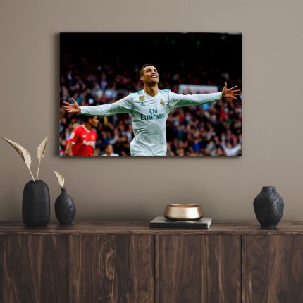 تابلو دکوراتیو فوتبالی رونالدو خوش حال Ronaldo is happy