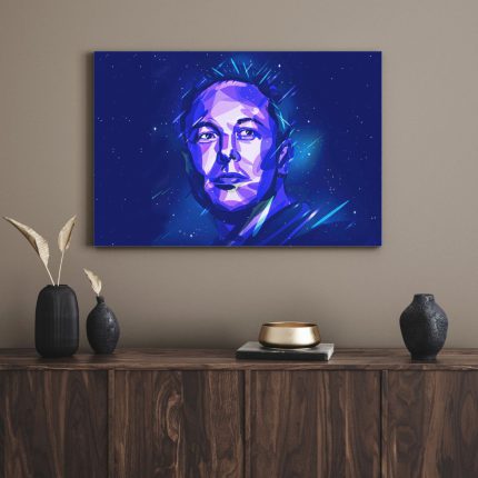 تابلو دکوراتیو مدرن ایلان ماسک Elon Musk