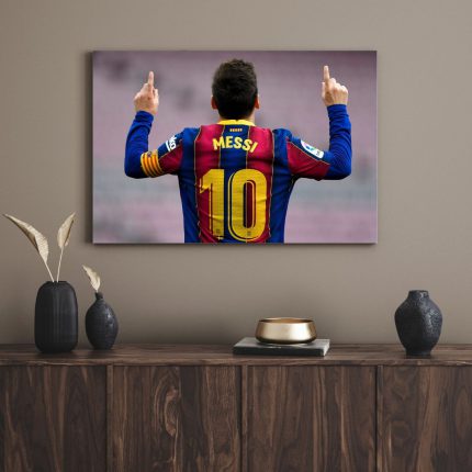 تابلو دکوراتیو فوتبالی مسی Messi