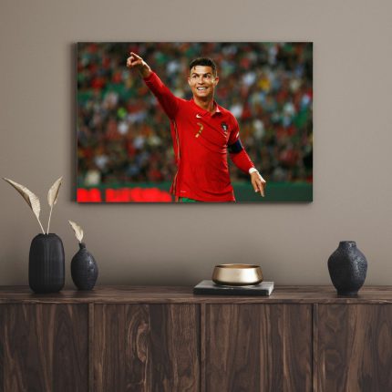 تابلو دکوراتیو فوتبالی بازیکن رونالدو Ronaldo player