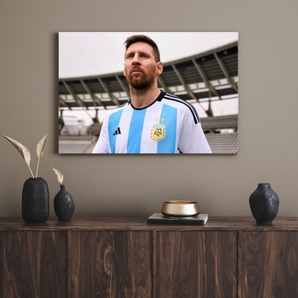 تابلو دکوراتیو فوتبالی بازیکن مسی Messi player