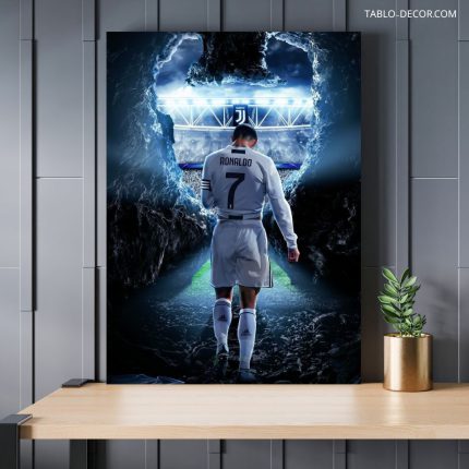 تابلو دکوراتیو فوتبالی رونالدو قهرمان Ronaldo the hero