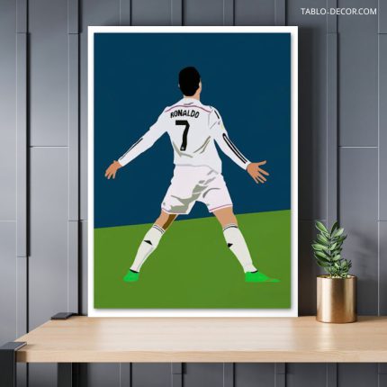 تابلو دکوراتیو فوتبالی بازیکن رونالدو Ronaldo player