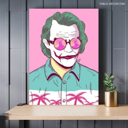 تابلو دکوراتیو مدرن جوکر the joker4