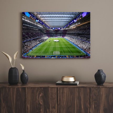 تابلو دکوراتیو ورزشی سالن بازی رئال مادرید Real Madrid game hall