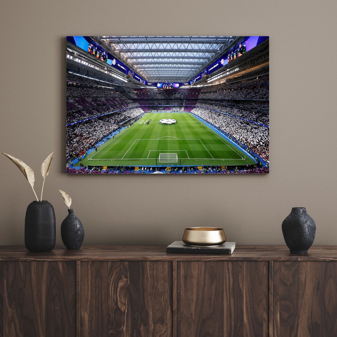 TD 1875 jpg تابلو دکوراتیو ورزشی سالن بازی رئال مادرید Real Madrid game hall