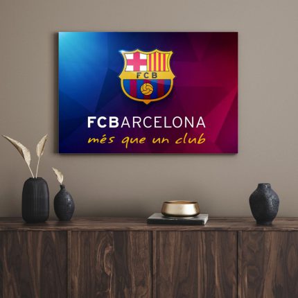 تابلو دکوراتیو ورزشی لوگو بارسلونا Barcelona logo
